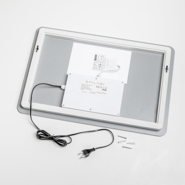 Brilagi - Specchio da bagno riscaldato con illuminazione LED dimmerabile DIANA LED/13W/230V 40x60 cm IP44