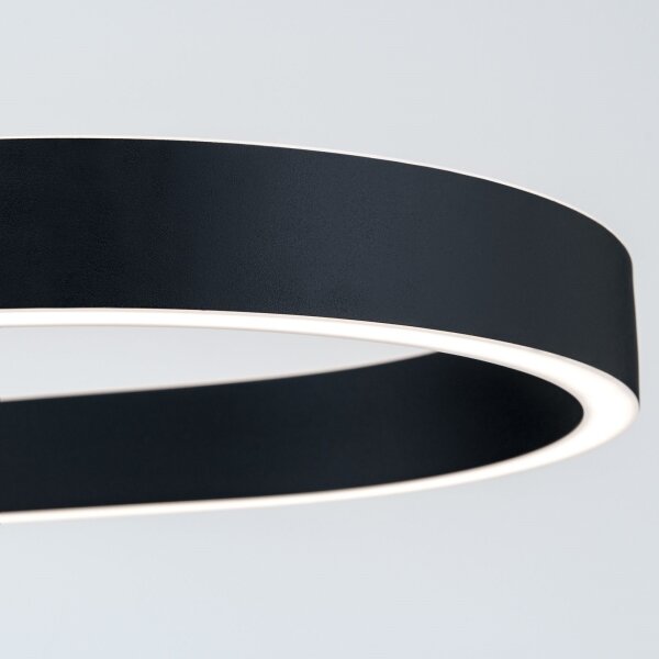 Orion - Lampada a sospensione LED a cavo CARRARA LED/80W/230V 2700/3000/4000K nero