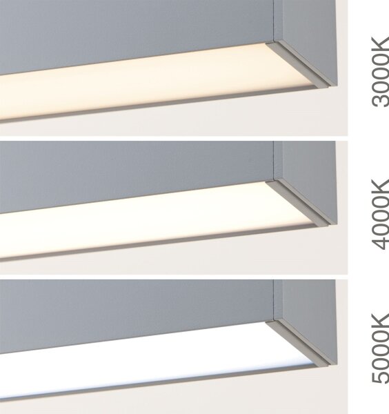 Orion- Lampada LED da soffitto/sospensione 2 in 1 PALKKI LED/38W/230V 3000/4000/5000K grigio