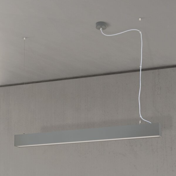 Orion- Lampada LED da soffitto/sospensione 2 in 1 PALKKI LED/38W/230V 3000/4000/5000K grigio