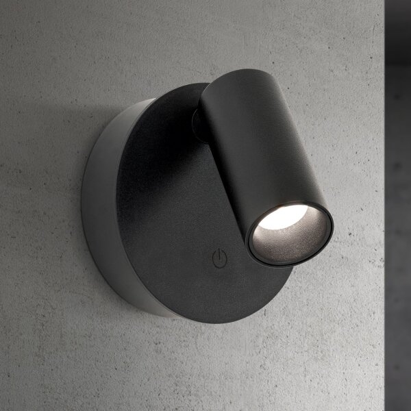 Orion - Lampada LED ricaricabile dimmerabile LUXY LED/1W/5V 2200 mAh 2700/3000/4000K nero
