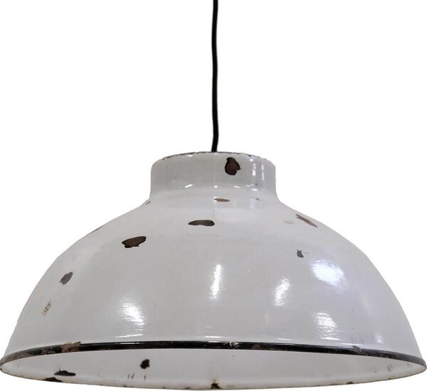 Lampada Sheen con smalto patinato - upcycling 52 cm
