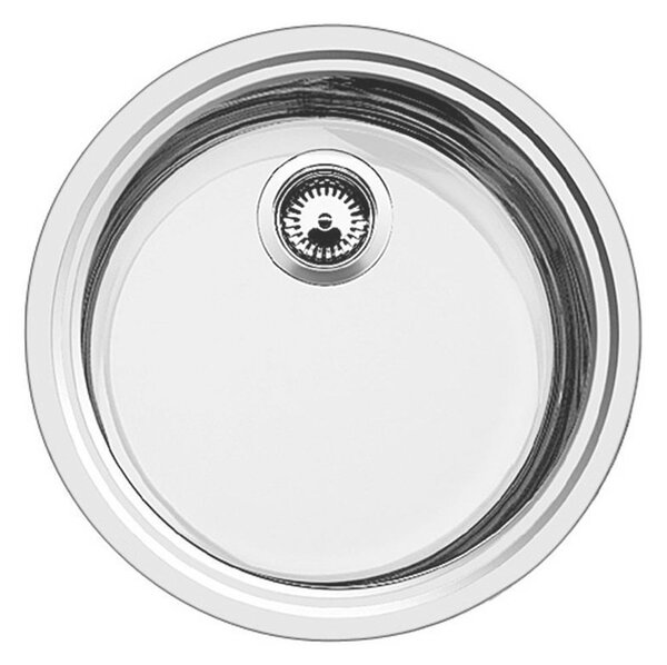 BLANCO RONDOSOL IF lavello da incasso / Acciaio inox / Finitura spazzolata / Tappo