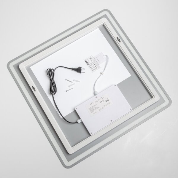 Brilagi - Specchio da bagno LED dimmerabile, riscaldato, con retroilluminazione BELLA LED/16W/230V 60x60 cm IP44