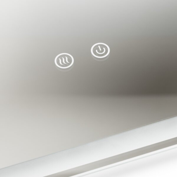 Brilagi - Specchio da bagno LED dimmerabile, riscaldato, con retroilluminazione BELLA LED/16W/230V 60x60 cm IP44