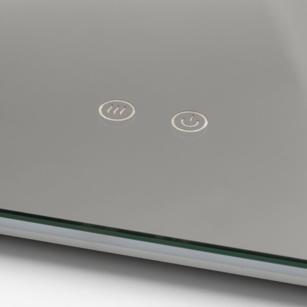 Brilagi - Specchio da bagno riscaldato con retroilluminazione LED dimmerabile DIANA LED/17W/230V 60x60 cm IP44