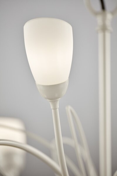 Jupiter 2062 - Lampadario a catena GLORIOSA 15xG9/14W/230V crema