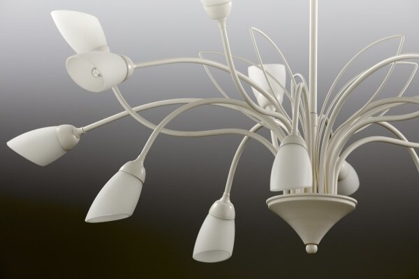 Jupiter 2062 - Lampadario a catena GLORIOSA 15xG9/14W/230V crema