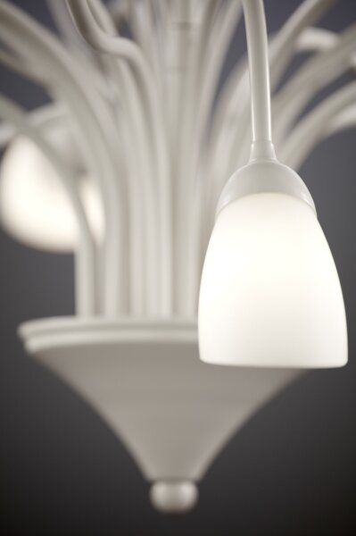 Jupiter 2062 - Lampadario a catena GLORIOSA 15xG9/14W/230V crema