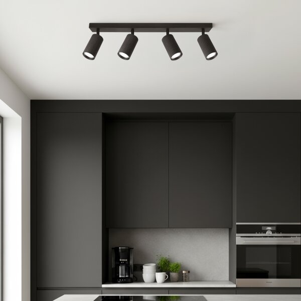 Brilagi - Faretto SELE MODERN 4xGU10/30W/230V nero