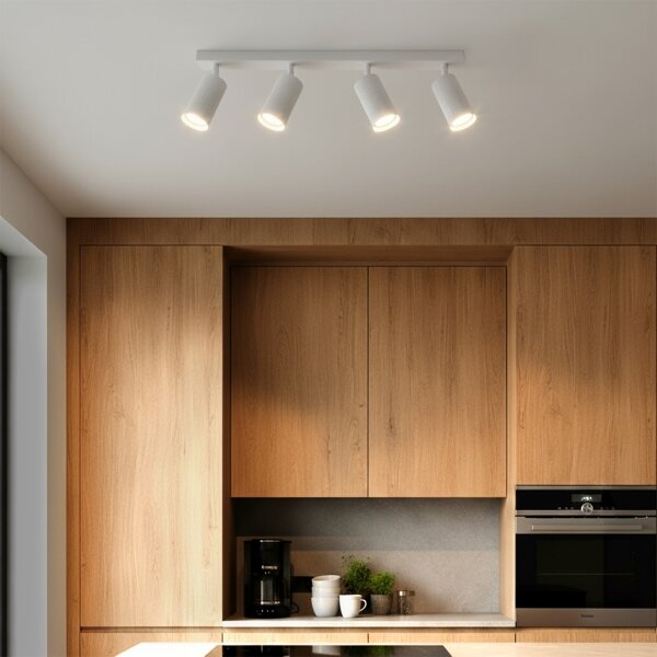 Brilagi - Faretto SELE MODERN 4xGU10/30W/230V bianco