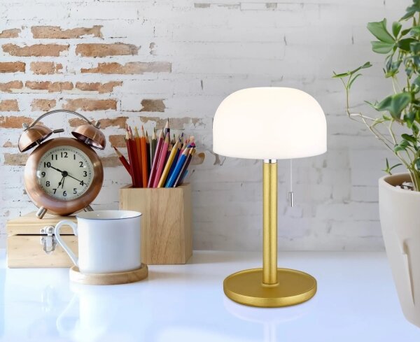 Globo 21016M - Lampada da tavolo LED NORMAN LED/1,5W/3,7V 3000/4200/6000K ottone
