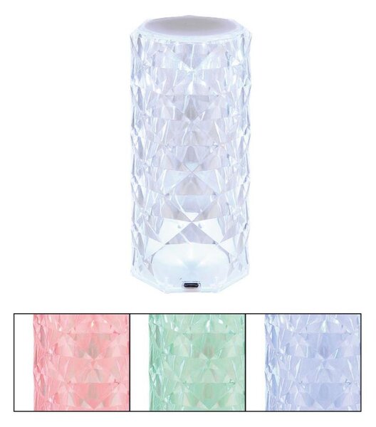 Globo 28071K - Lampada da tavolo LED RGB ricaricabile GIXI LED/0,6W/3,7V 500mAh