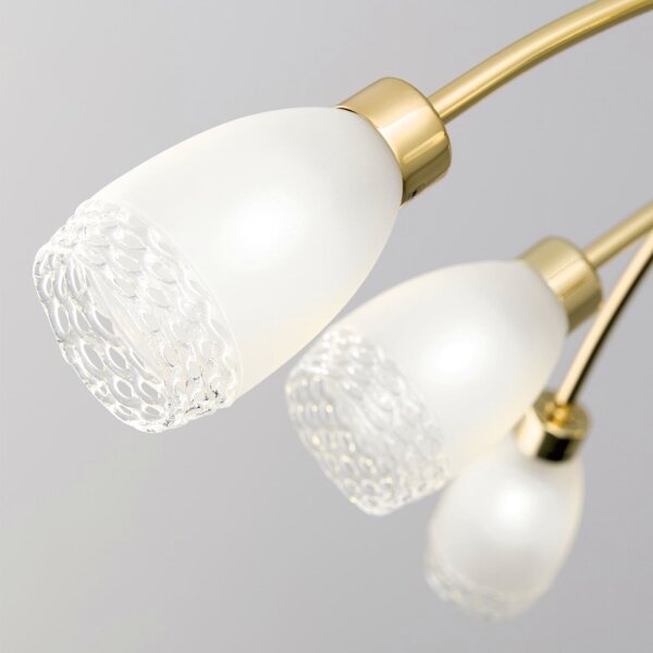 Orion - Lampadario a stelo CARLA 8xG9/28W/230V dorato
