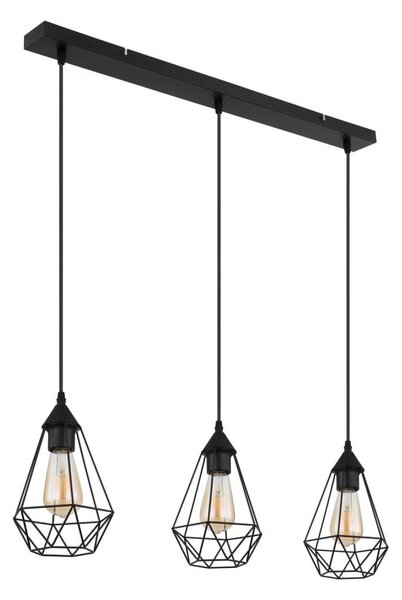 Globo 15745-3H - Lampadario a sospensione con filo ZACHARY 3xE27/60W/230V
