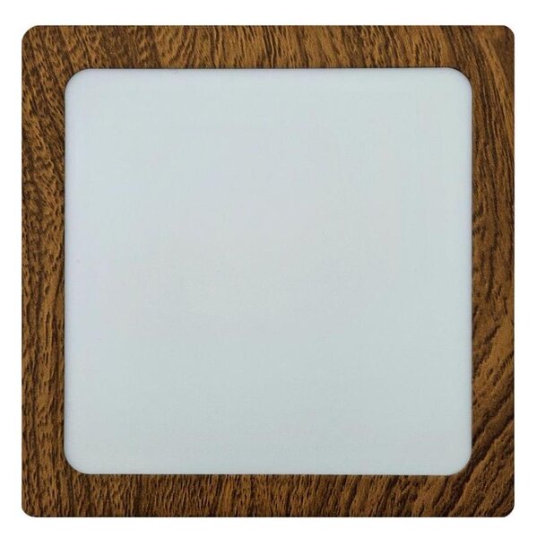 Plafoniera LED BLOCK LED/12W/230V 4200K 16,3x16,3 cm marrone
