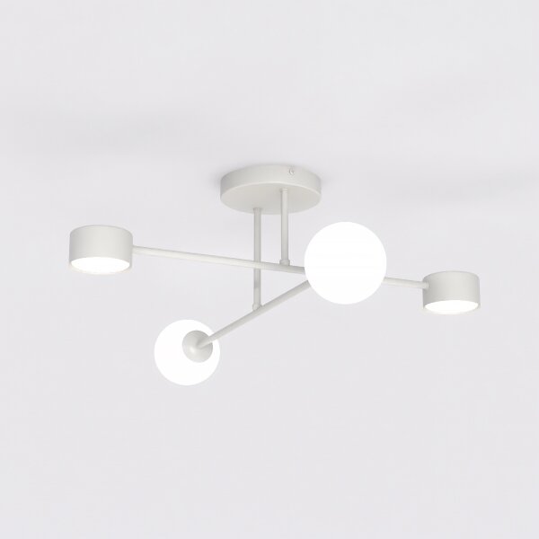 Plafoniera da soffitto HOLON 2xG9/8W/230V + 2xGX53/12W grigia