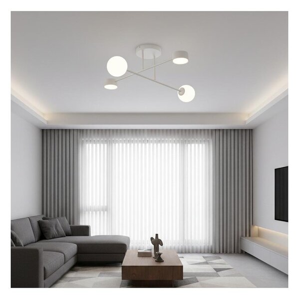 Plafoniera da soffitto HOLON 2xG9/8W/230V + 2xGX53/12W grigia