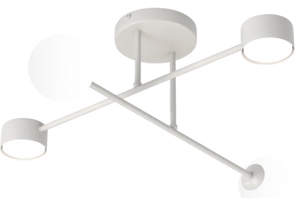 Plafoniera da soffitto HOLON 2xG9/8W/230V + 2xGX53/12W grigia