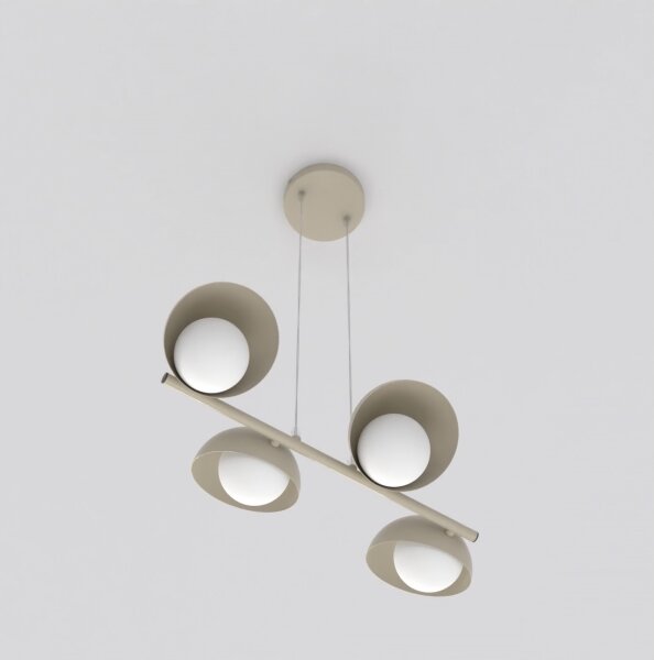 Lampadario su cavo BOOM 4xG9/8W/230V beige