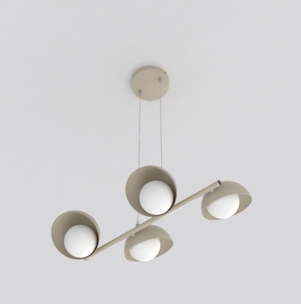 Lampadario su cavo BOOM 4xG9/8W/230V beige