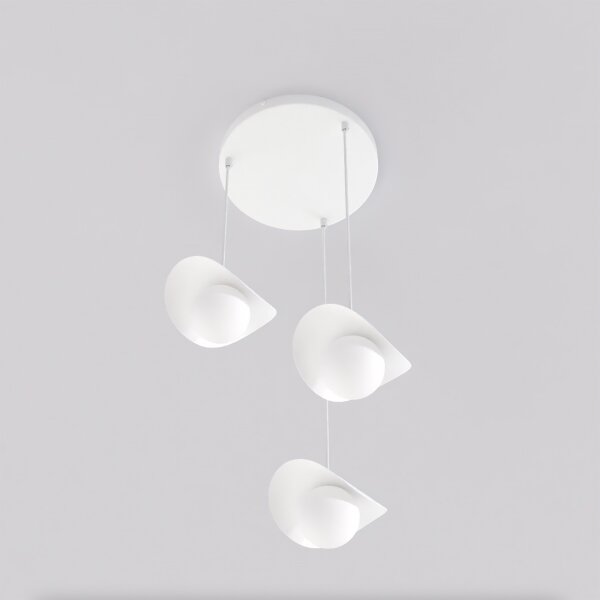 Lampadario sospeso su cavo RITUAL 3xG9/8W/230V bianco