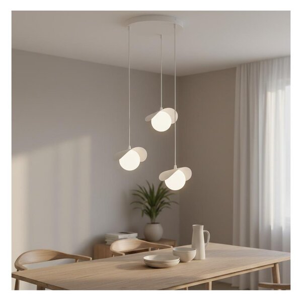 Lampadario sospeso su cavo RITUAL 3xG9/8W/230V bianco