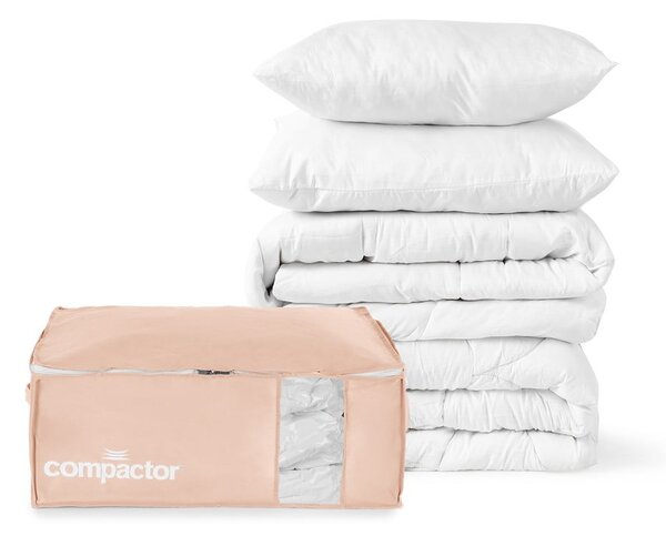 Organizer per vestiti sottovuoto in plastica 65x45x27 cm Pink Edition – Compactor