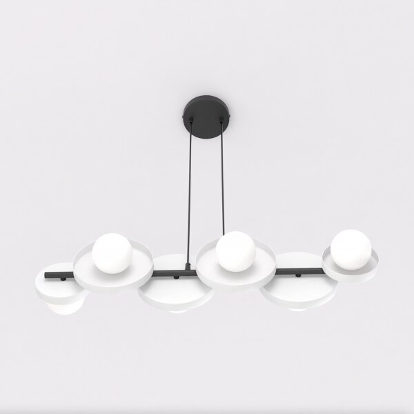 Lampadario a sospensione con cavo MODELLO 6xG9/8W/230V bianco