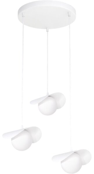 Lampadario sospeso su cavo RITUAL 3xG9/8W/230V bianco