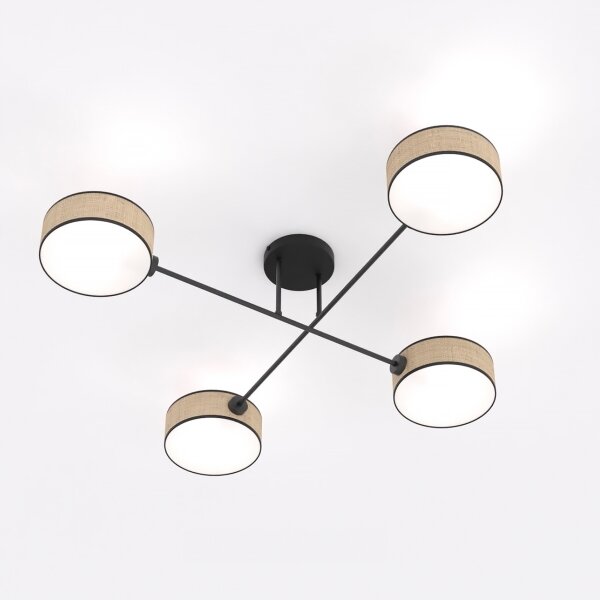 Plafoniera MAGA 4xE14/10W/230V beige