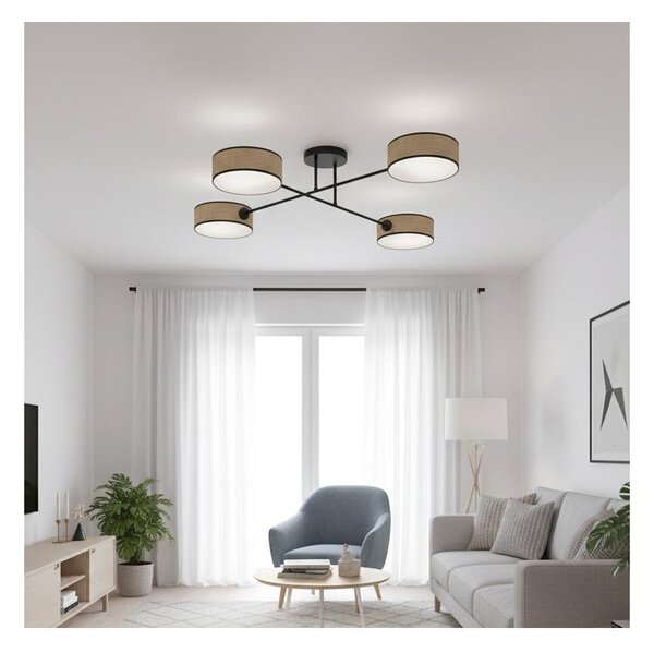 Plafoniera MAGA 4xE14/10W/230V beige