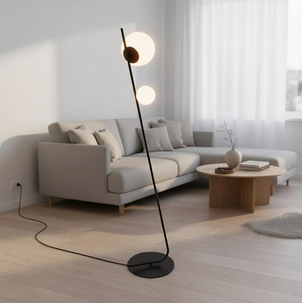 Lampada da terra TATU 2xG9/8W/230V nera