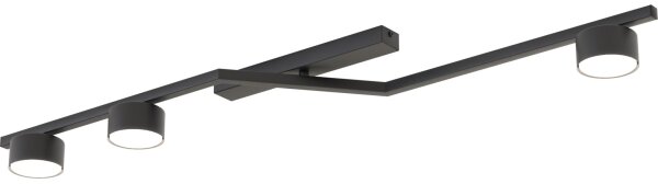 Plafoniera da soffitto SKAN 3xGX53/12W/230V nera
