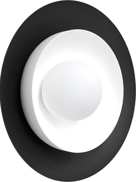 Lampada da parete POPPI 1xG9/8W/230V nero/bianco