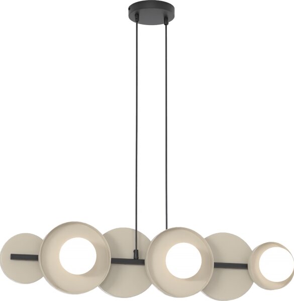 Lampadario a cavo MODEL 6xG9/8W/230V beige