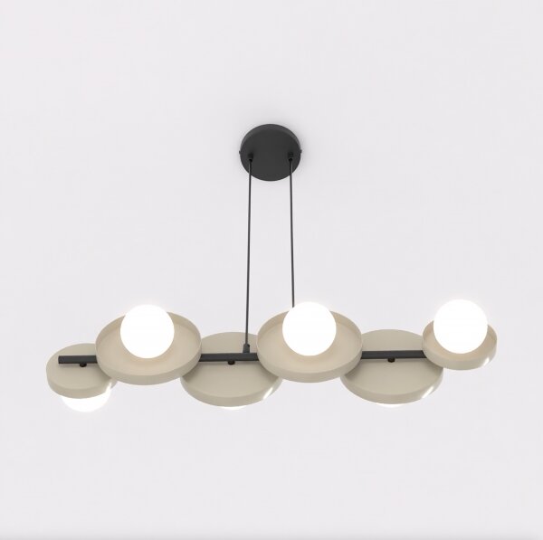 Lampadario a cavo MODEL 6xG9/8W/230V beige