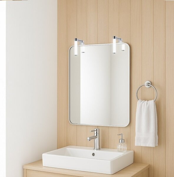 Illuminazione LED per specchio da bagno APA MINI LED/4W/230V IP44 cromo lucido