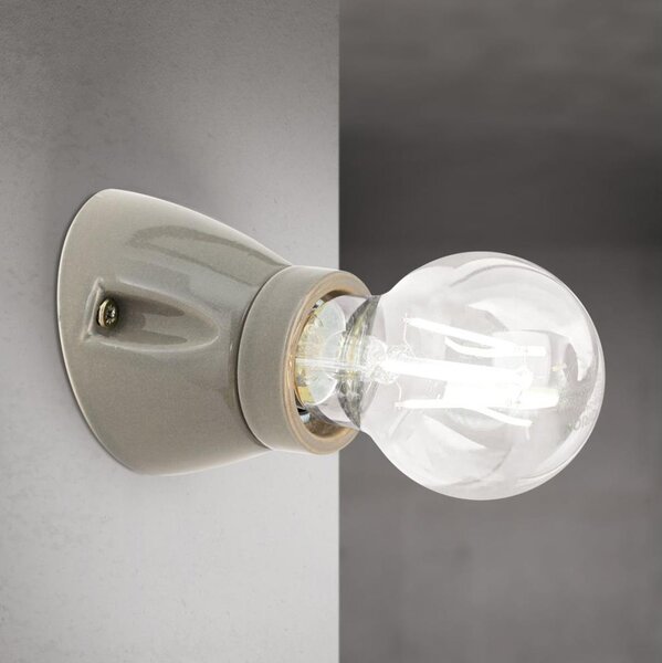 Orion - Applique da parete FROST 1xE27/60W/230V grigia
