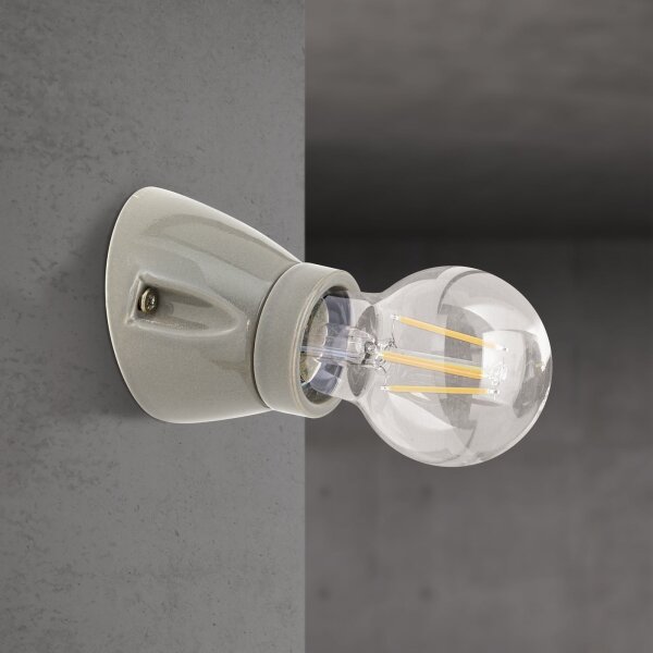 Orion - Applique da parete FROST 1xE27/60W/230V grigia