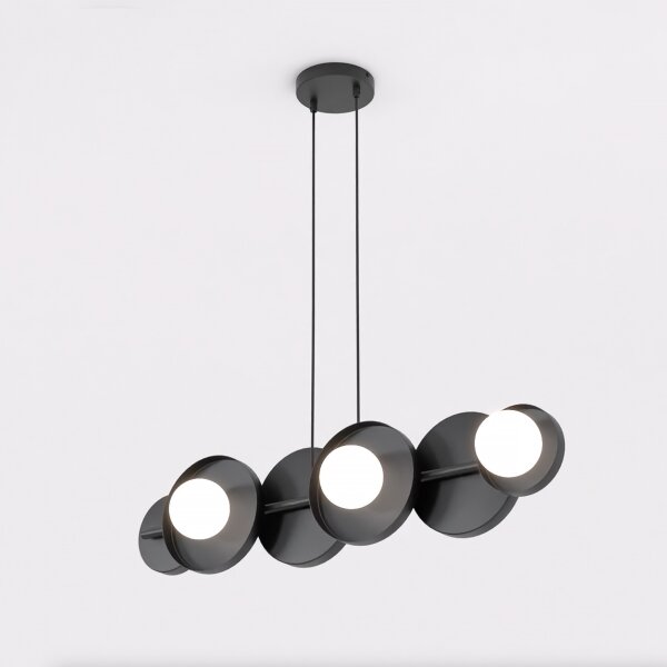Lampadario a sospensione con cavo MODEL 6xG9/8W/230V nero