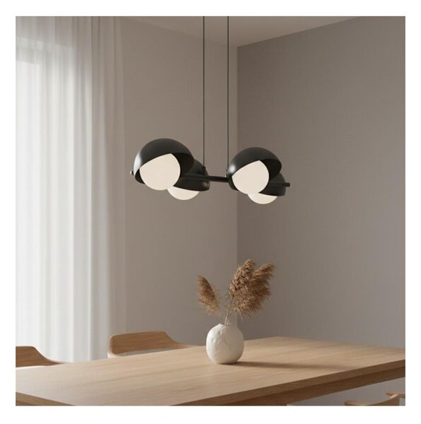 Lampadario a sospensione BOOM su cavo 4xG9/8W/230V nero
