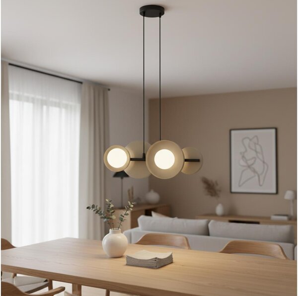 Lampadario a sospensione con cavo MODEL 4xG9/8W/230V beige