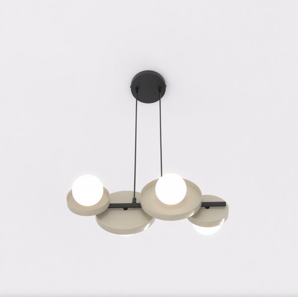 Lampadario a sospensione con cavo MODEL 4xG9/8W/230V beige