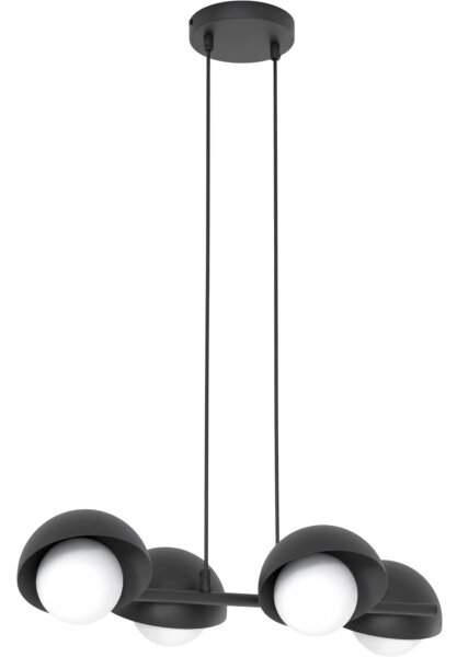 Lampadario a sospensione BOOM su cavo 4xG9/8W/230V nero