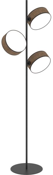 Lampada da terra DRUMZ 3xE14/10W/230V marrone