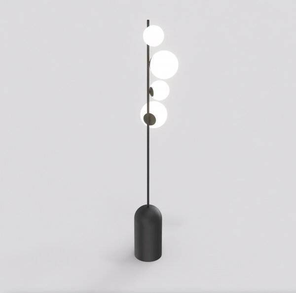 Lampada da terra ETNO 4xG9/8W/230V nera