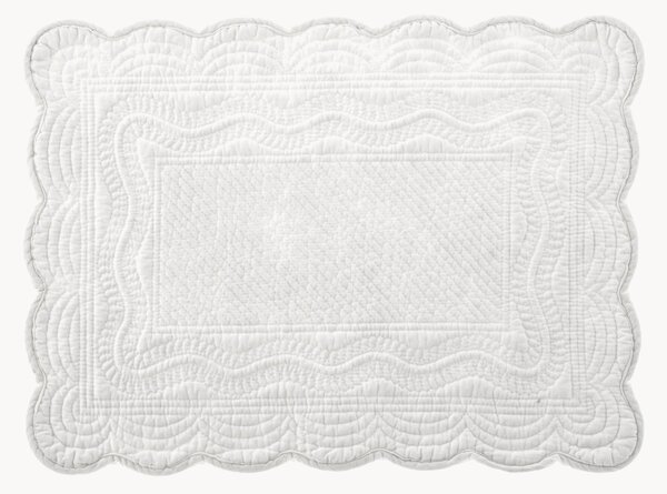 Set di 4 tovagliette americane in cotone trapuntato Arlo