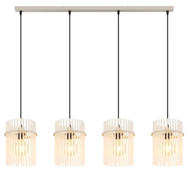 Globo 15698-4HB - Lampadario sospeso con cavo GORLEY 4xE27/60W/230V