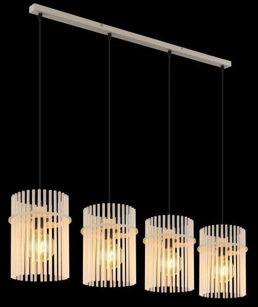 Globo 15698-4HB - Lampadario sospeso con cavo GORLEY 4xE27/60W/230V